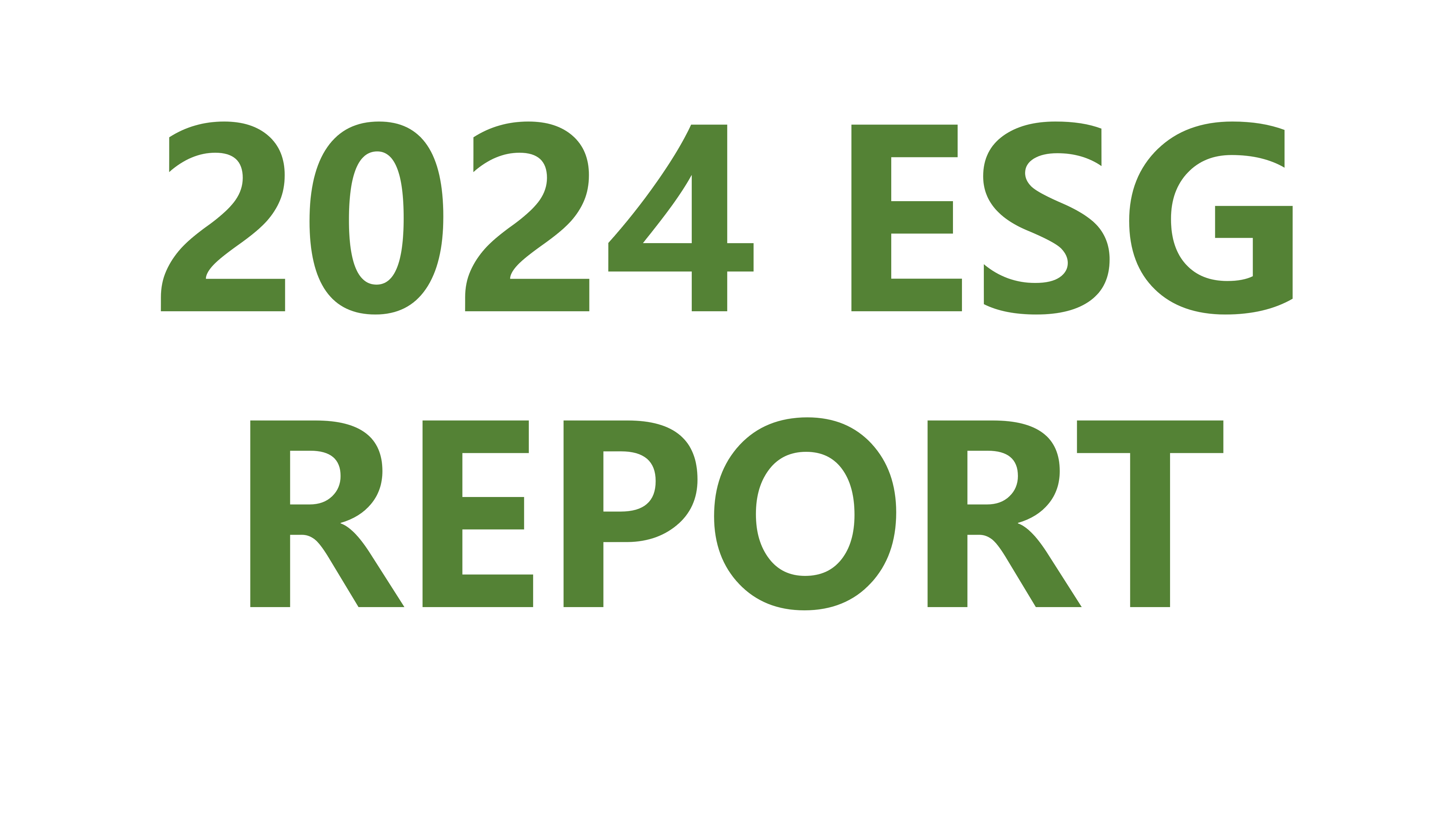 2024 ESG REPORT